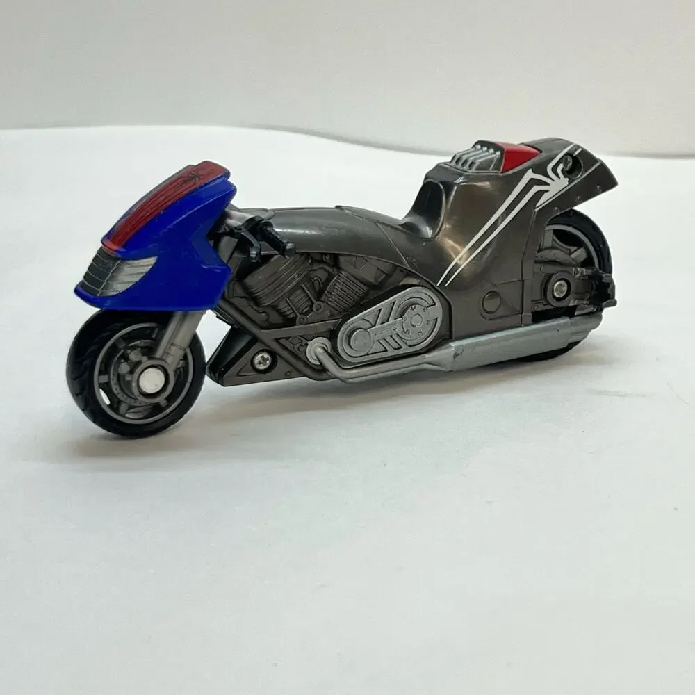 2012 hasbro amazing spider man motorcycle toy pullback and go 4 in‎ marvel